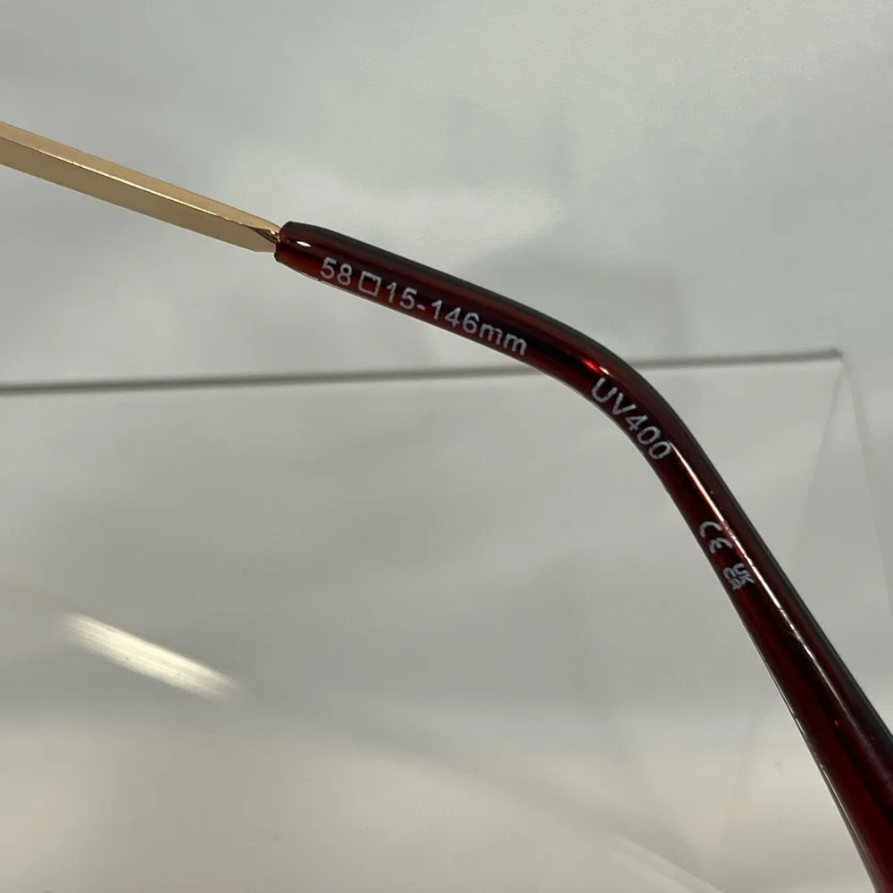 NWOT *RETRO* Square-ish Wire Rimmed Sunglasses